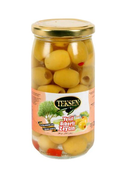 Biberli Yeşil Zeytin 200G