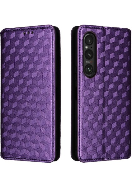 Sony Xperia 1 Vi Için Kılıf Cüzdan Kart Yuvaları Tutucu Pu Deri 3D (Yurt Dışından)