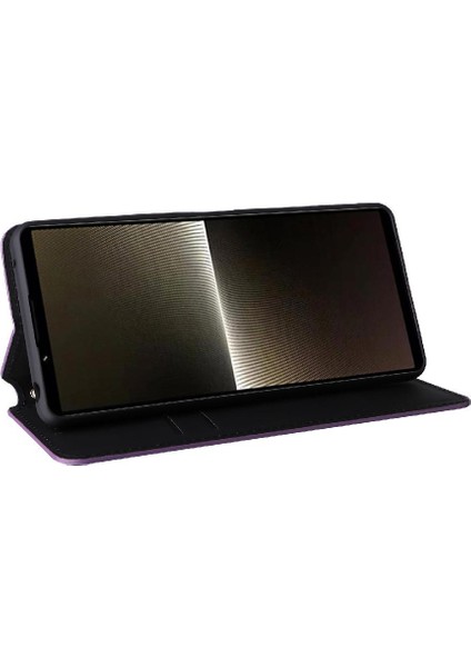 Sony Xperia 1 Vi Için Kılıf Cüzdan Kart Yuvaları Tutucu Pu Deri 3D (Yurt Dışından)