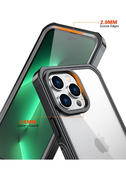 Iphone 14 Için Kılıf Pro Max Pet Koruyucu Film Damla ve Çarpışma Geçirmez 360 (Yurt Dışından)