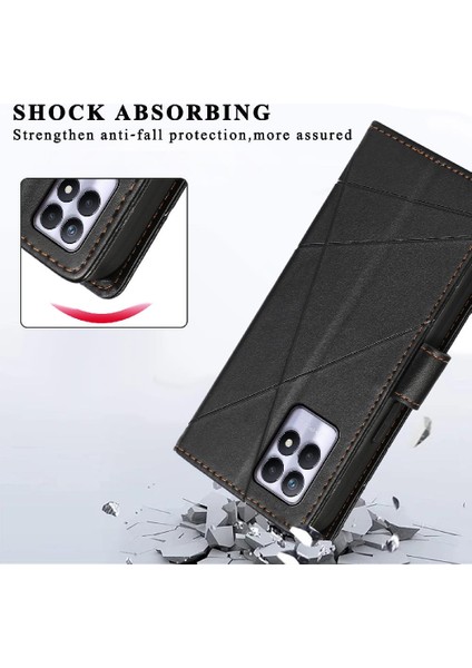 Realme 8i Şok Emici Kickstand Üç Kart Yuvaları Için Flip Case (Yurt Dışından) indirimleri
