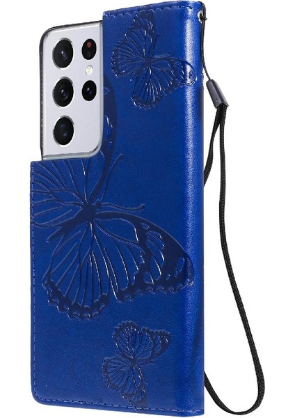 Samsung Galaxy S21 Ultra Manyetik Kapak Flip Kickstand Pu Deri (Yurt Dışından) modelleri