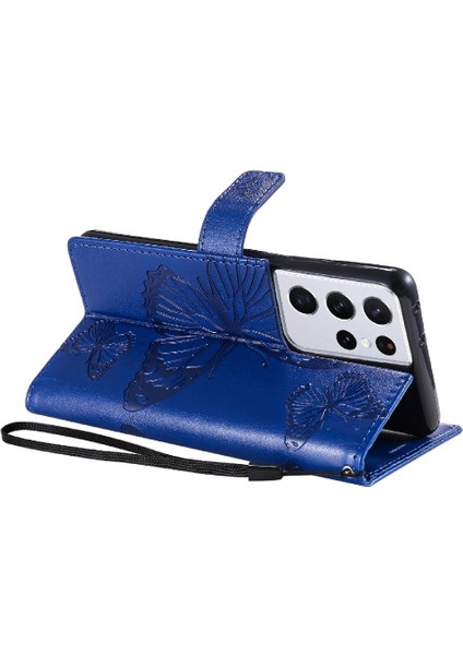 Samsung Galaxy S21 Ultra Manyetik Kapak Flip Kickstand Pu Deri (Yurt Dışından) fırsatları