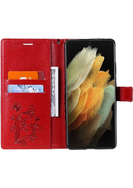 Samsung Galaxy S21 Ultra Manyetik Kapak Flip Kickstand Pu Deri (Yurt Dışından) fiyatları