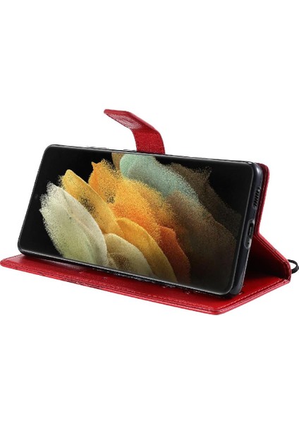 Samsung Galaxy S21 Ultra Manyetik Kapak Flip Kickstand Pu Deri (Yurt Dışından) indirimleri