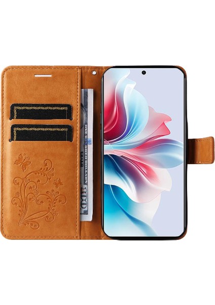 Oppo Için Kılıf Oppo 11F 5g Manyetik Kapak Flip Kickstand Kart Yuvası ile Pu (Yurt Dışından) indirimleri