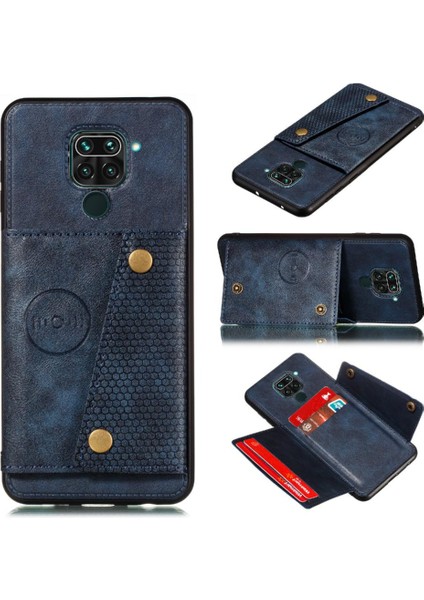 Cüzdan Kılıf Için Xiaomi Redmi Not 9 4g Cüzdan Kılıf Kickstand Darbeye (Yurt Dışından)
