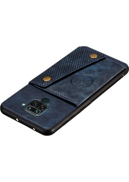 Cüzdan Kılıf Için Xiaomi Redmi Not 9 4g Cüzdan Kılıf Kickstand Darbeye (Yurt Dışından)
