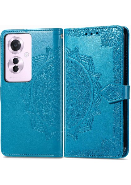Oppo RENO11 F 5g Için Flip Case Kapak Deri Kılıf Basit Iş (Yurt Dışından)