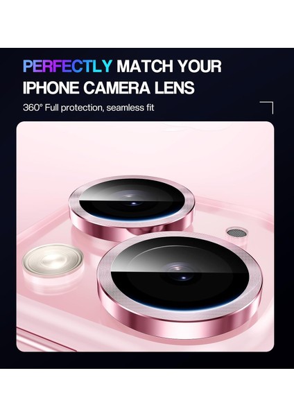 Apple iPhone 15 Şeffaf Kılıf, Kamera Lens Koruyucu, Cam Ekran Koruyucu 3'in 1 Süper Set