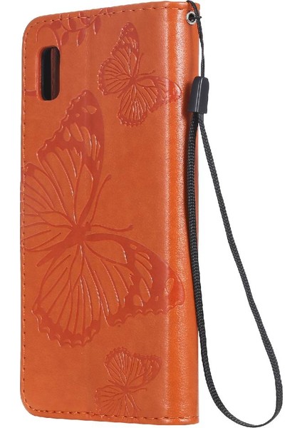 Samsung Galaxy A10E Için Flip Case Kart Yuvası Standı ile Kickstand Pu Çevirin (Yurt Dışından) fırsatları