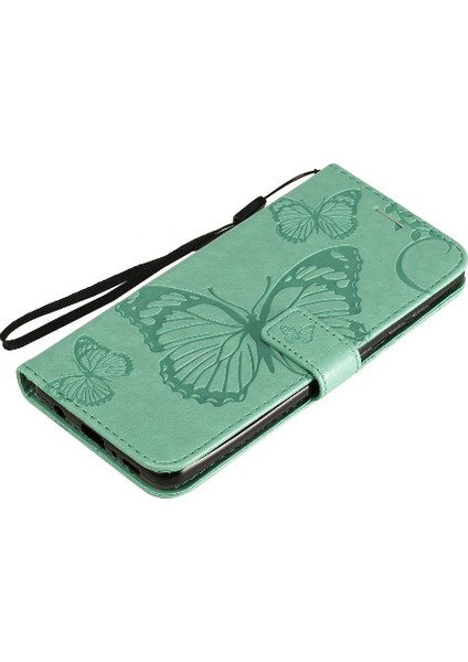 Samsung Galaxy A21S Darbeye Kapak Flip Case Kickstand ile Pu (Yurt Dışından)