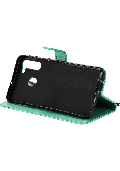Samsung Galaxy A21 Flip Case Kickstand Pu Deri Darbeye ile (Yurt Dışından) indirimleri