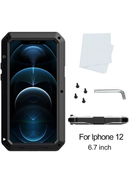 Iphone 11 Için Kılıf Pro Max Alüminyum Alaşım Metal Kasa Açık Spor Ağır (Yurt Dışından)