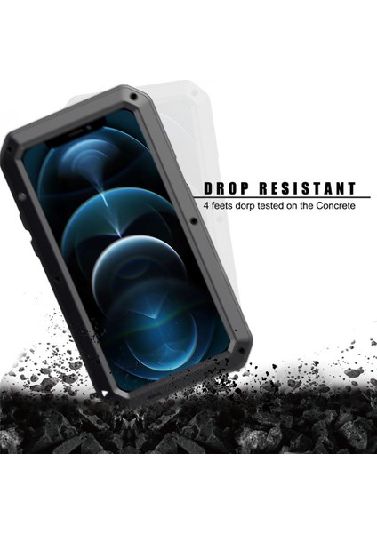 Iphone 11 Için Kılıf Pro Max Alüminyum Alaşım Metal Kasa Açık Spor Ağır (Yurt Dışından)