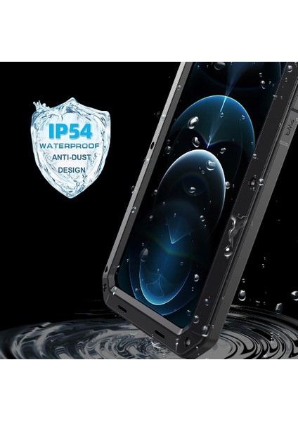 Iphone 11 Için Kılıf Pro Max Alüminyum Alaşım Metal Kasa Açık Spor Ağır (Yurt Dışından)