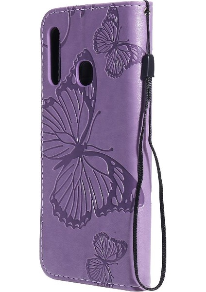 Kart Yuvası Standı Manyetik Kapak ile Samsung Galaxy Acase Pu Deri Kılıf (Yurt Dışından)