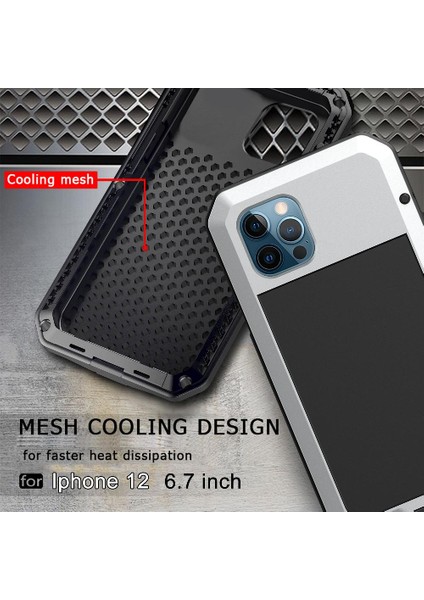 Iphone 11 Için Kılıf Pro Max Alüminyum Alaşım Metal Kasa Açık Spor Ağır (Yurt Dışından)