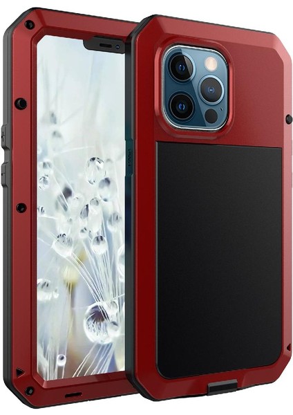 Iphone 13 Için Kılıf Pro Toz Geçirmez Alüminyum Alaşım Metal Kasa Ağır 360 (Yurt Dışından)