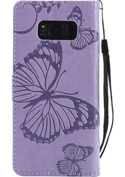 Samsung Galaxy S8 Manyetik Kapak Darbeye Kapak Flip Kickstand (Yurt Dışından)