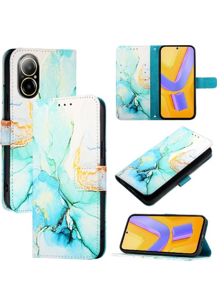 Oppo Realme C67 4g Pu Deri Kickstand Cüzdan Mermer Desen Için Kılıf (Yurt Dışından) indirimleri