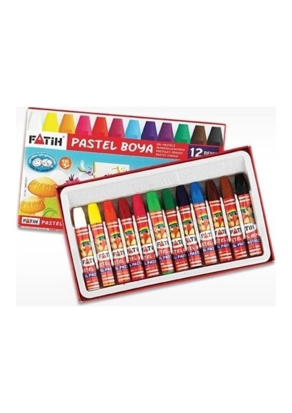 Pastel Boya 12 Renk King Size Yeni