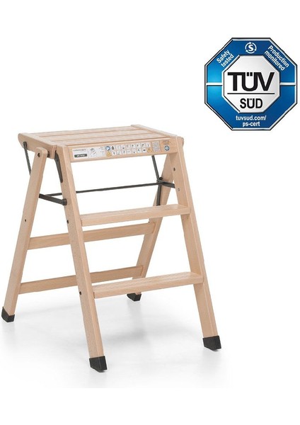 Tıalzo Ahşap Merdiven Doğal Renk