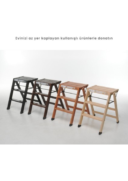 Tıalzo Ahşap Merdiven Doğal Renk modelleri