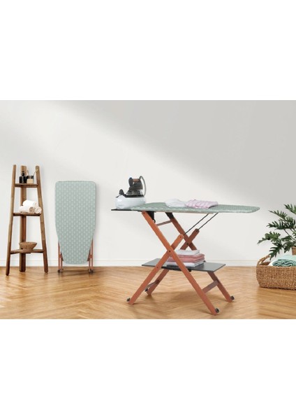 Assai Ahşap Ütü Masası Doğal Renk indirimleri