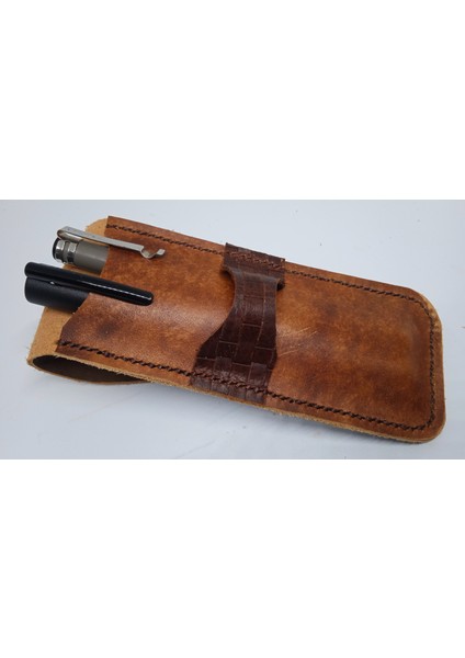 Hakiki Deri El Emeği Özel Kalemleriniz Için Kalemlik Kalem Kutu 27 cm 6 cm 14H1 fırsatları
