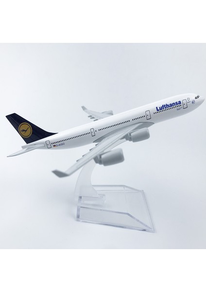 Rındu Lufthansa 340 16CM Alaşımlı Uçak Modeli (Yurt Dışından)