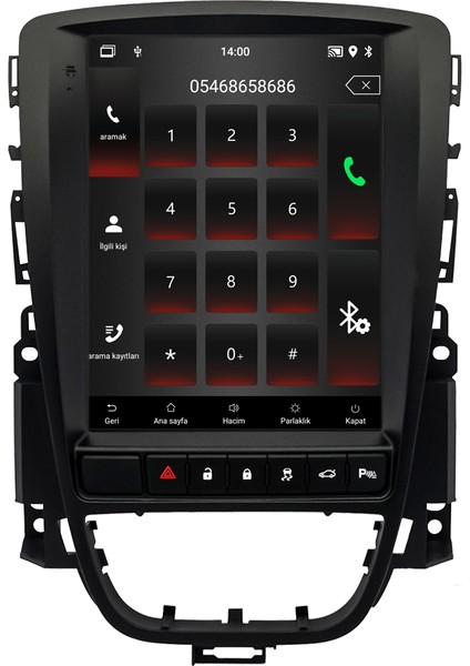 Opel Astra J (2010-2019) Android 14 Multimedya Carplay 10 Inch 8 GB Ram / 128 GB Hafıza CRV-4381XAA