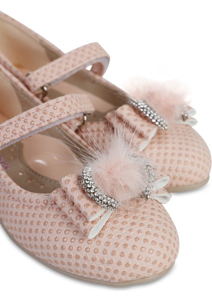 Kız Çocuk Babet Ayakkabı 26-30 Numara Pudra fiyatları