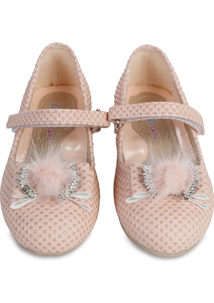 Kız Çocuk Babet Ayakkabı 26-30 Numara Pudra modelleri