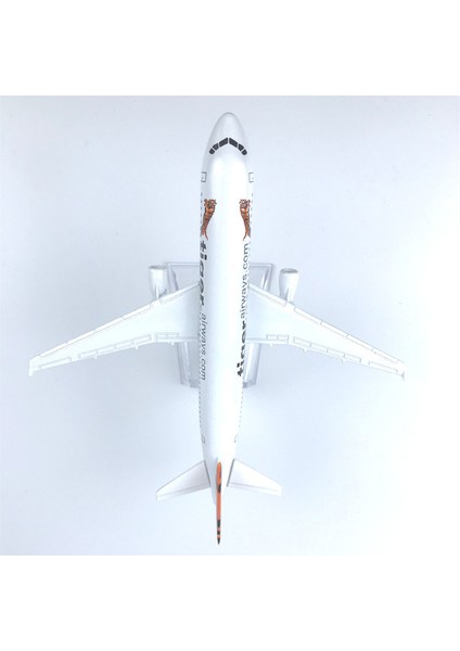 Rındu Singapur Tiger Airways 16CM Alaşımlı Uçak Modeli (Yurt Dışından)