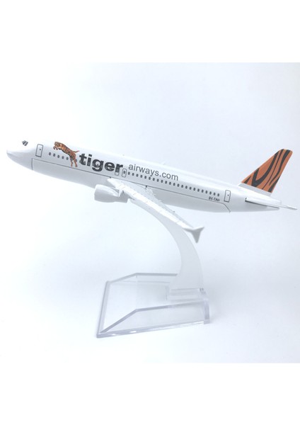 Rındu Singapur Tiger Airways 16CM Alaşımlı Uçak Modeli (Yurt Dışından)