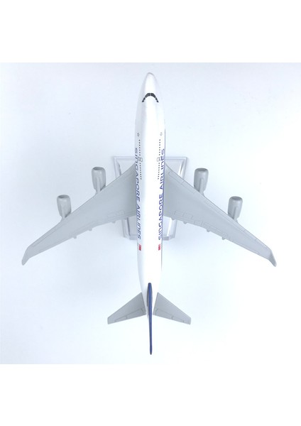 Rındu Singapur Boeing 747 16CM Alaşımlı Uçak Modeli (Yurt Dışından)