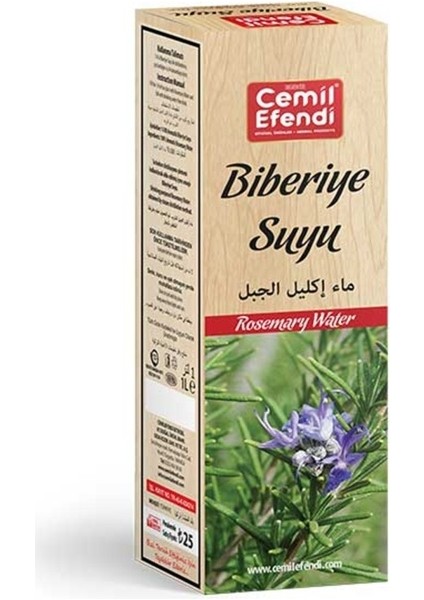 Biberiye Suyu 1 Lt.