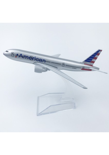 Rındu Amerıkan Boeıng 777 Alaşımlı Uçak Modelı 16CM (Yurt Dışından)