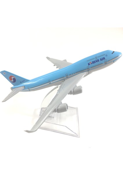 Rındu Kore Boeing 747 16CM Alaşımlı Uçak Modeli (Yurt Dışından)