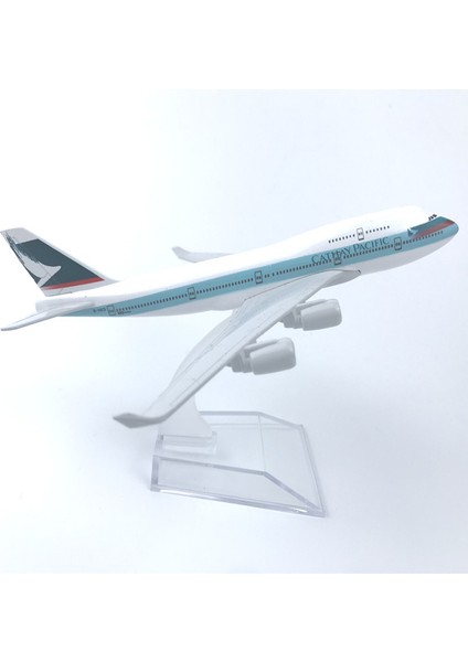 Rındu Hong Kong Cathay Pacific 747 16CM Alaşımlı Uçak Modeli (Yurt Dışından)