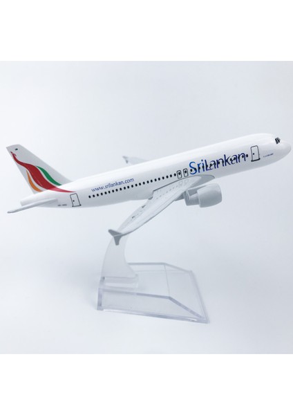 Rındu Sri Lanka A320 16CM Alaşımlı Uçak Modeli (Yurt Dışından)