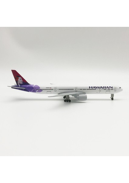 Rındu Hawaiian Airlines Boeing 777 20CM Alaşımlı Uçak Modeli (Yurt Dışından)