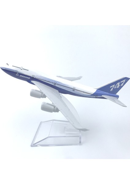 Rındu Boeing 747 16CM Alaşımlı Uçak Modeli (Yurt Dışından)
