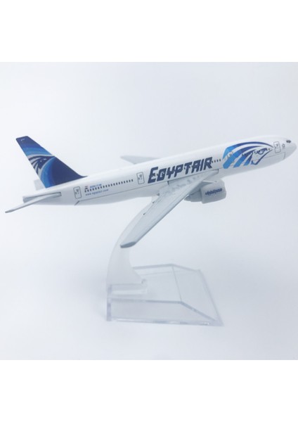 Rındu Egyptaır Boeing 777 16CM Alaşımlı Uçak Modeli (Yurt Dışından)