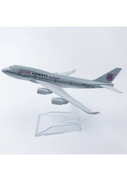 Rındu Qatar 747 16CM Uçak Modelı (Yurt Dışından)