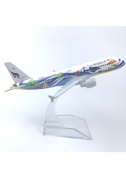 Rındu Bangkok Airways 16CM Alaşımlı Uçak Modeli (Yurt Dışından)