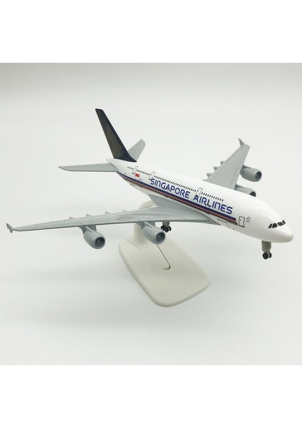 Rındu Singapur A380 20CM Alaşımlı Uçak Modeli (Yurt Dışından)