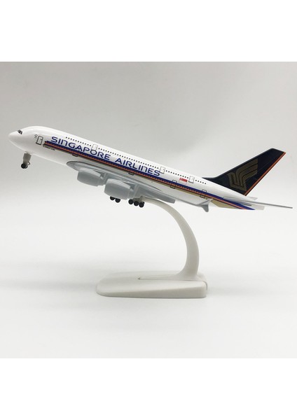 Rındu Singapur A380 20CM Alaşımlı Uçak Modeli (Yurt Dışından)