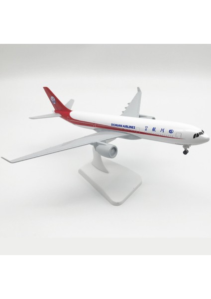 Rındu Sichuan Havayolları 330 20CM Alaşımlı Uçak Modeli (Yurt Dışından)